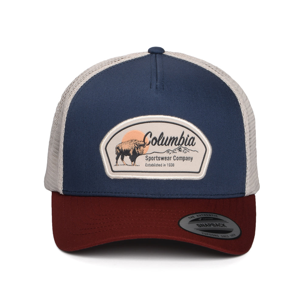 Columbia Hats Buffalo Roam Road Ready Trucker Cap - Navy-Wine