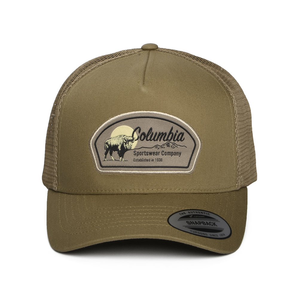 Columbia Hats Buffalo Roam Road Ready Trucker Cap - British Tan