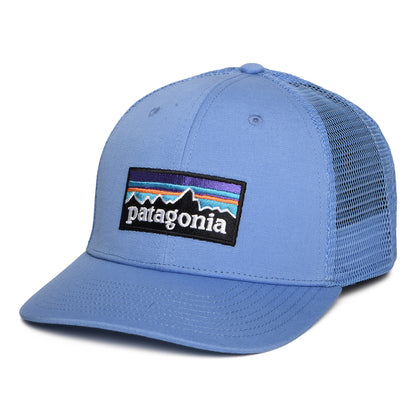 Patagonia Hats P-6 Logo Organic Cotton Trucker Cap - Ocean