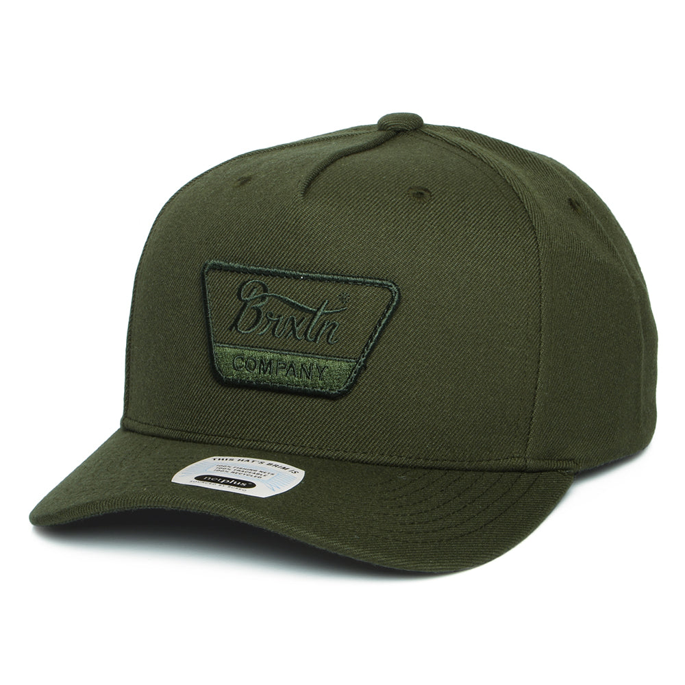 Brixton Linwood C Netplus MP Snapback Cap Sepia/Black/Yellow