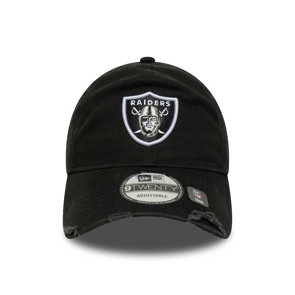 New Era Unisex 9TWENTY Las Vegas Raiders Baseball Cap - NFL Washed - Black