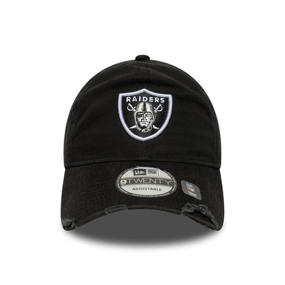New Era Unisex 9TWENTY Las Vegas Raiders Baseball Cap - NFL Washed - Black