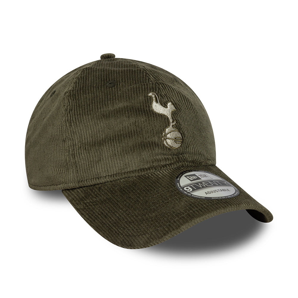 New Era 9TWENTY Tottenham Hotspur FC Baseball Cap - Cord - Olive