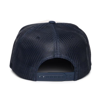 Brixton Hats Oath MP Trucker Cap - Off White-Indigo