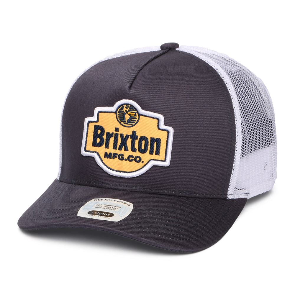 Brixton Genuine Quality C NetPlus MP Trucker Cap - Indigo-White