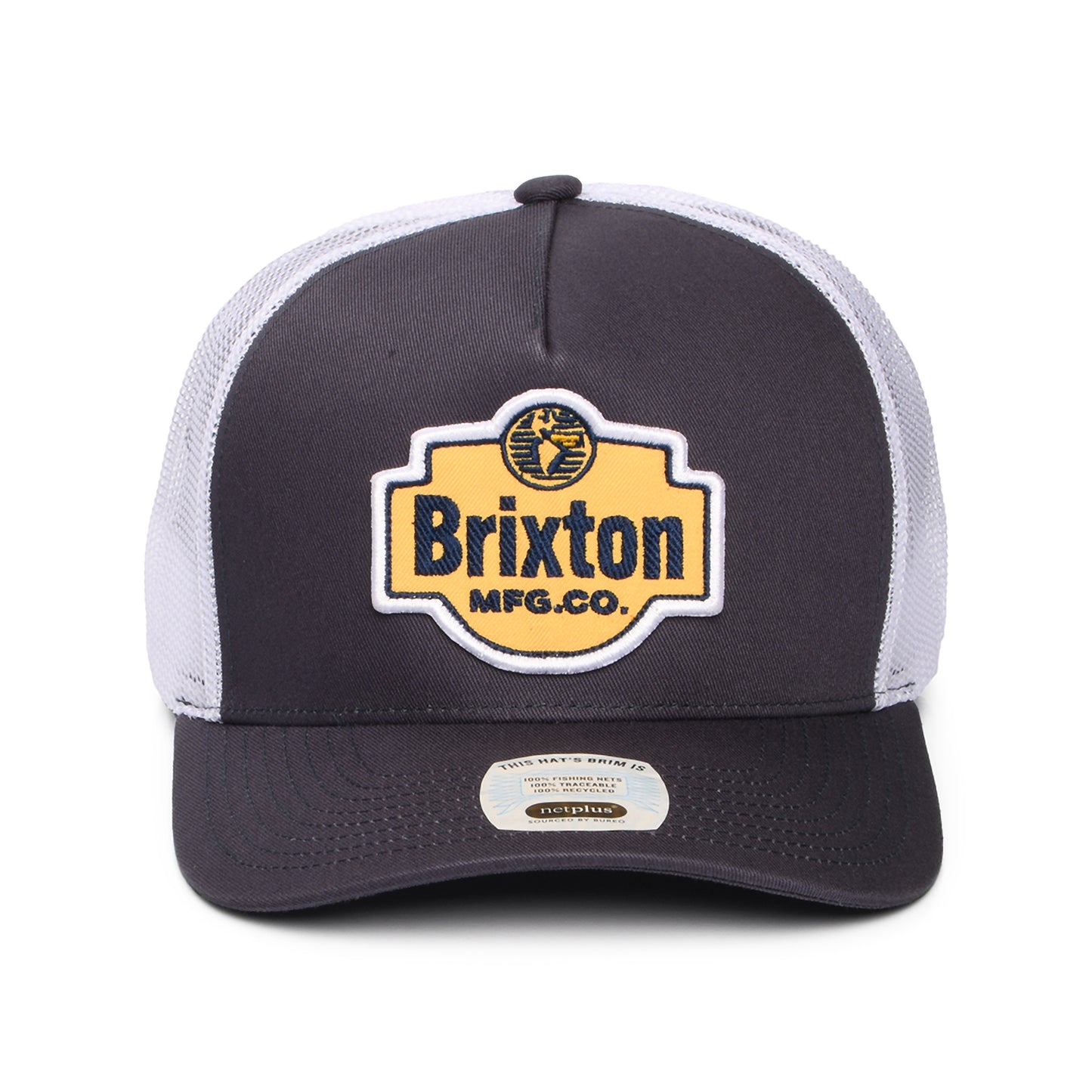 Brixton Genuine Quality C NetPlus MP Trucker Cap - Indigo-White