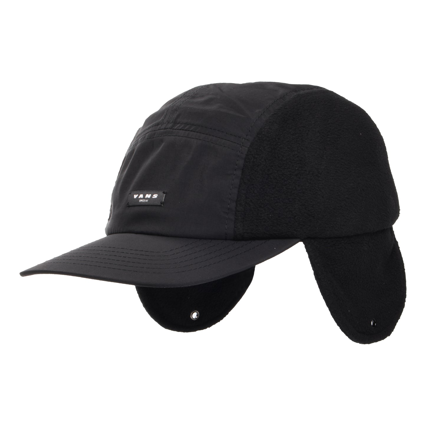 Vans Hats 66 5 Panel Cap with Earflaps - Black