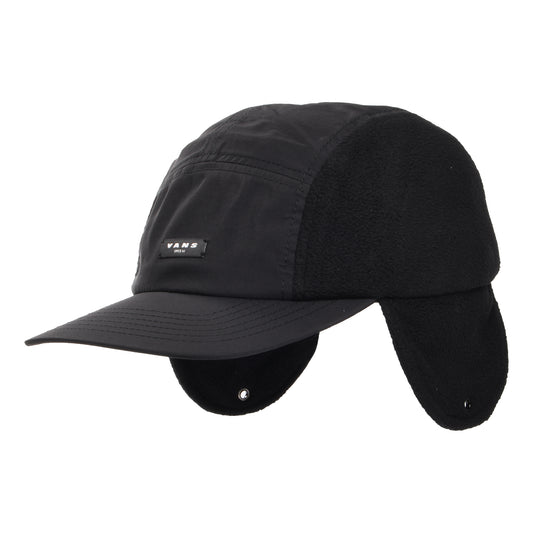 Vans Hats 66 5 Panel Cap with Earflaps - Black