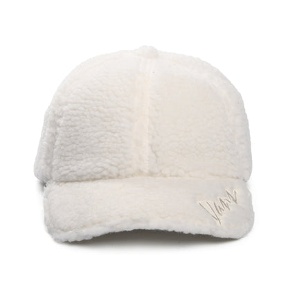 Vans Hats Celano Faux Sherpa Baseball Cap - Cream