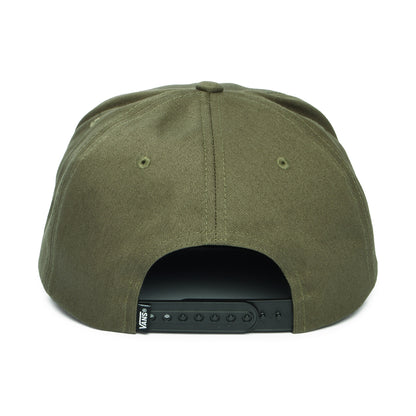 Vans Hats Drop V Logo Curved Brim Snapback Cap - Olive-Black