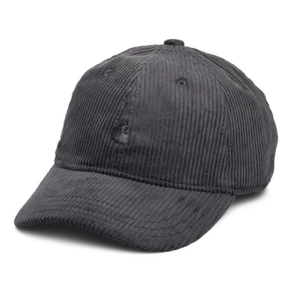 Carhartt WIP Hats Harlem Wide Wale Corduroy Baseball Cap - Graphite