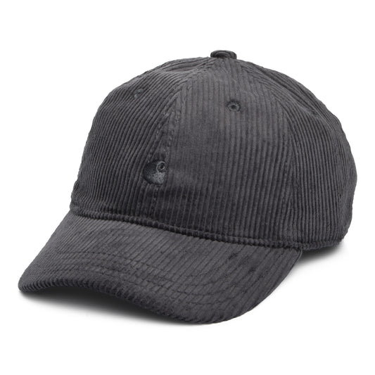 Carhartt WIP Hats Harlem Wide Wale Corduroy Baseball Cap - Graphite