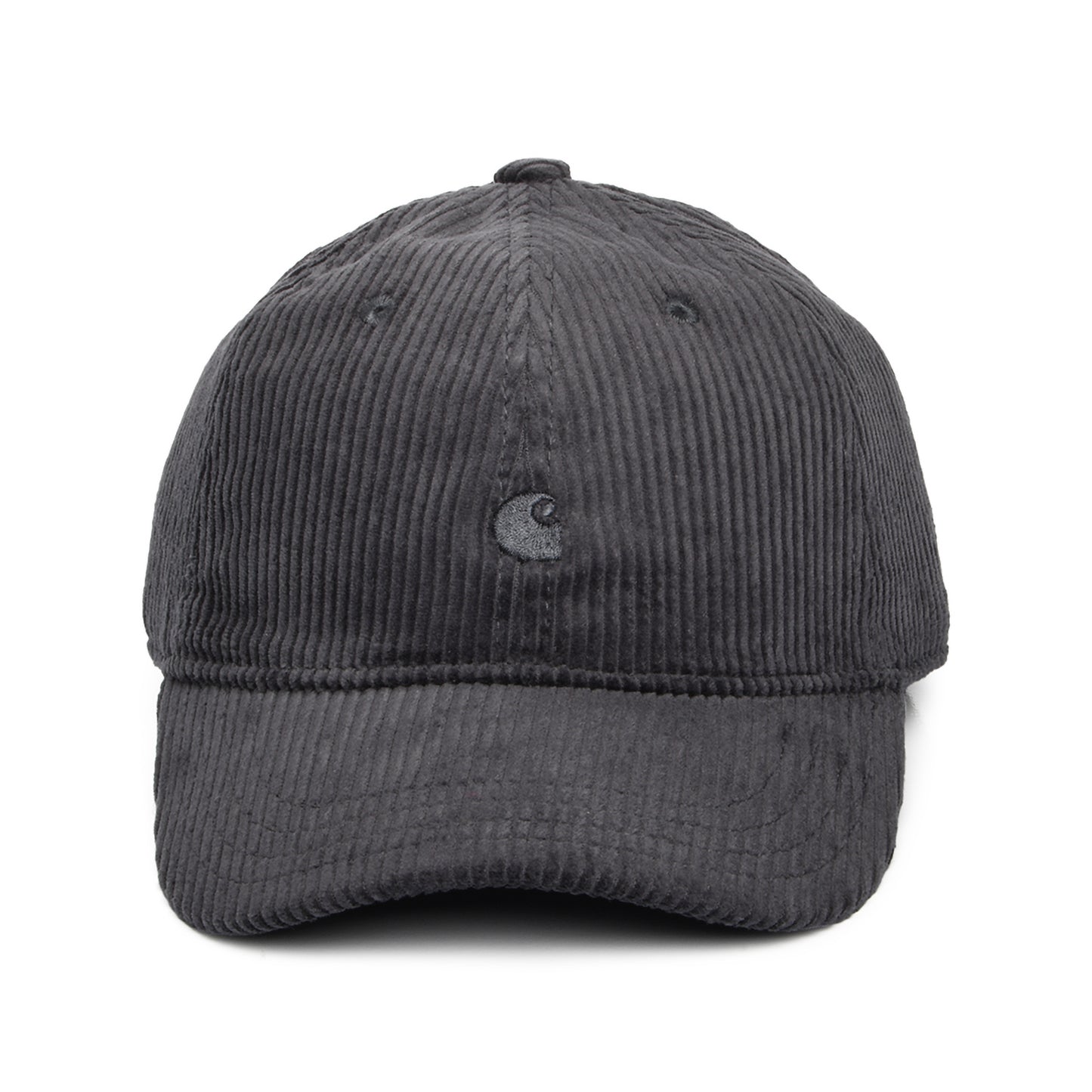 Carhartt WIP Hats Harlem Wide Wale Corduroy Baseball Cap - Graphite