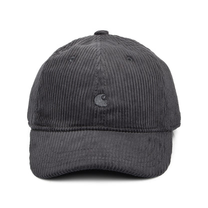 Carhartt WIP Hats Harlem Wide Wale Corduroy Baseball Cap - Graphite