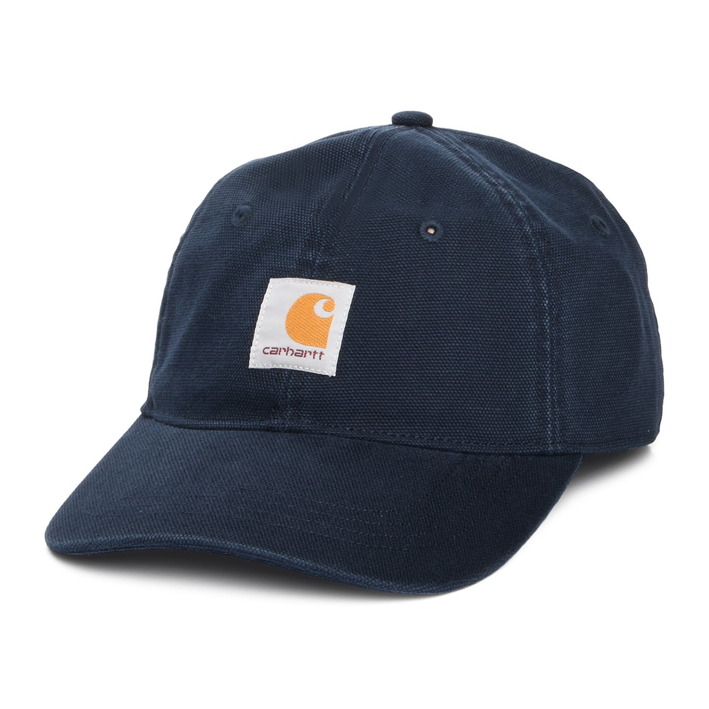 Carhartt WIP Hats Selby Washed Cotton Canvas Baseball Cap - Dark Navy