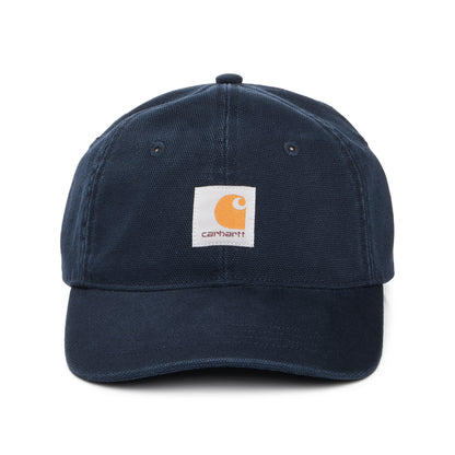 Carhartt WIP Hats Selby Washed Cotton Canvas Baseball Cap - Dark Navy
