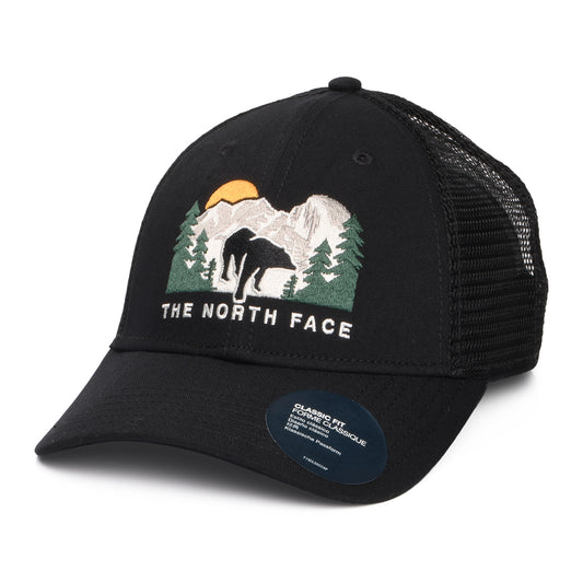 The North Face Hats Embroidered Mudder Recycled Trucker Cap - Black
