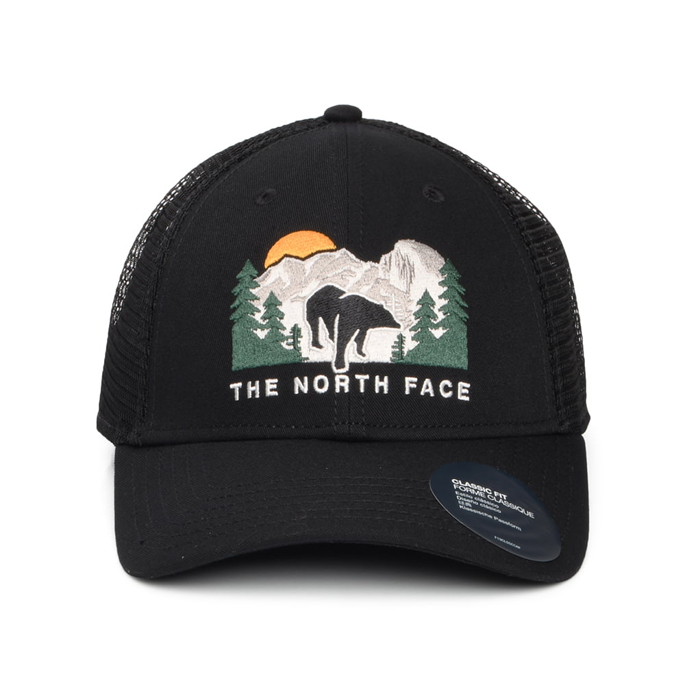 The North Face Hats Embroidered Mudder Recycled Trucker Cap - Black