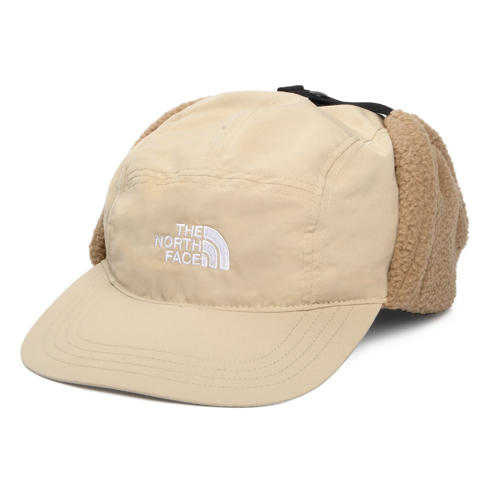 The North Face Hats Yumiori Water Repellent 5 Panel Cap With Earflaps - Khaki-Light Brown