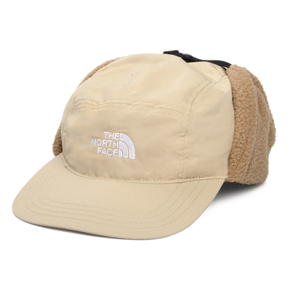 The North Face Hats Yumiori Water Repellent 5 Panel Cap With Earflaps - Khaki-Light Brown