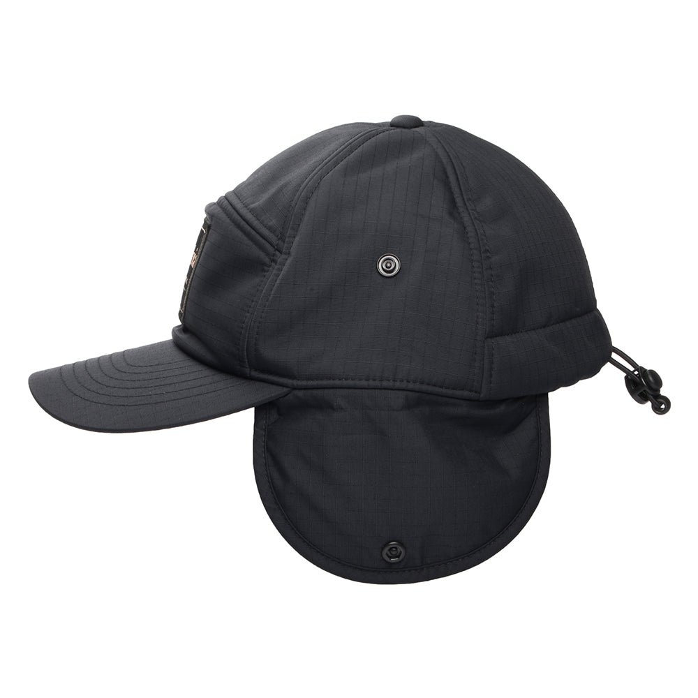 Columbia Hats Landroamer Baseball Cap with Earflaps - Black