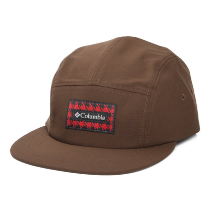 Columbia Hats Creek Side Water Repellent 5 Panel Cap - Brown