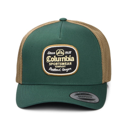 Columbia Hats Beer Label Road Ready Trucker Cap - Green