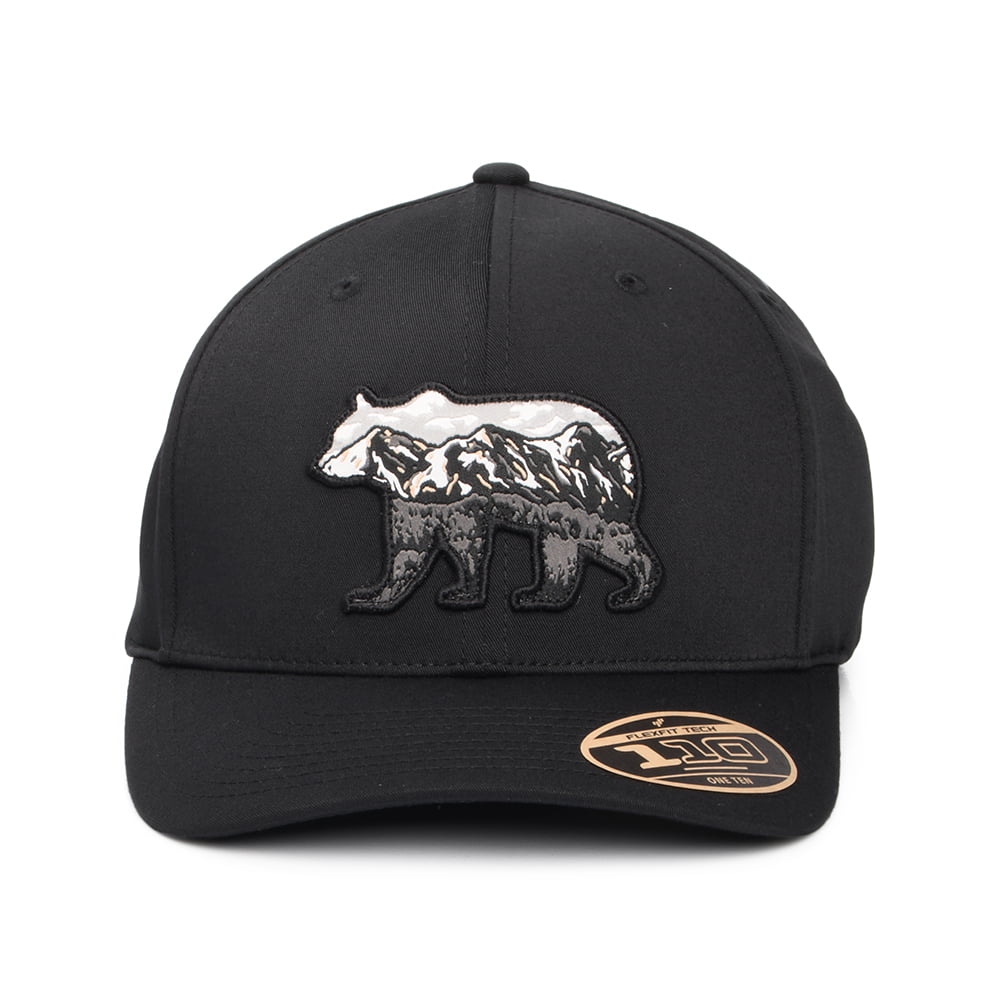 Columbia Hats Sisters Bear Lost Lager 110 Flexfit Snapback Cap - Black
