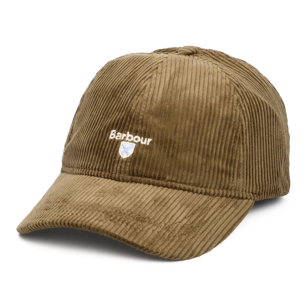 Barbour Hats Preston Corduroy Baseball Cap - Beige