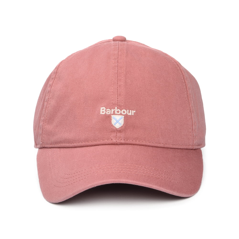 Barbour Hats Cascade Cotton Baseball Cap - Salmon