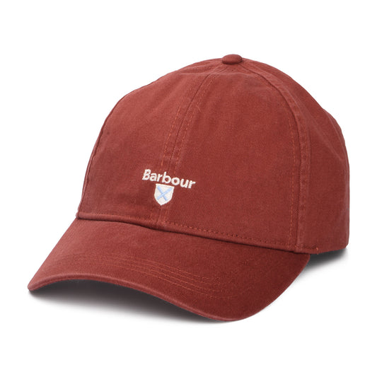 Barbour Hats Cascade Cotton Baseball Cap - Brick Red