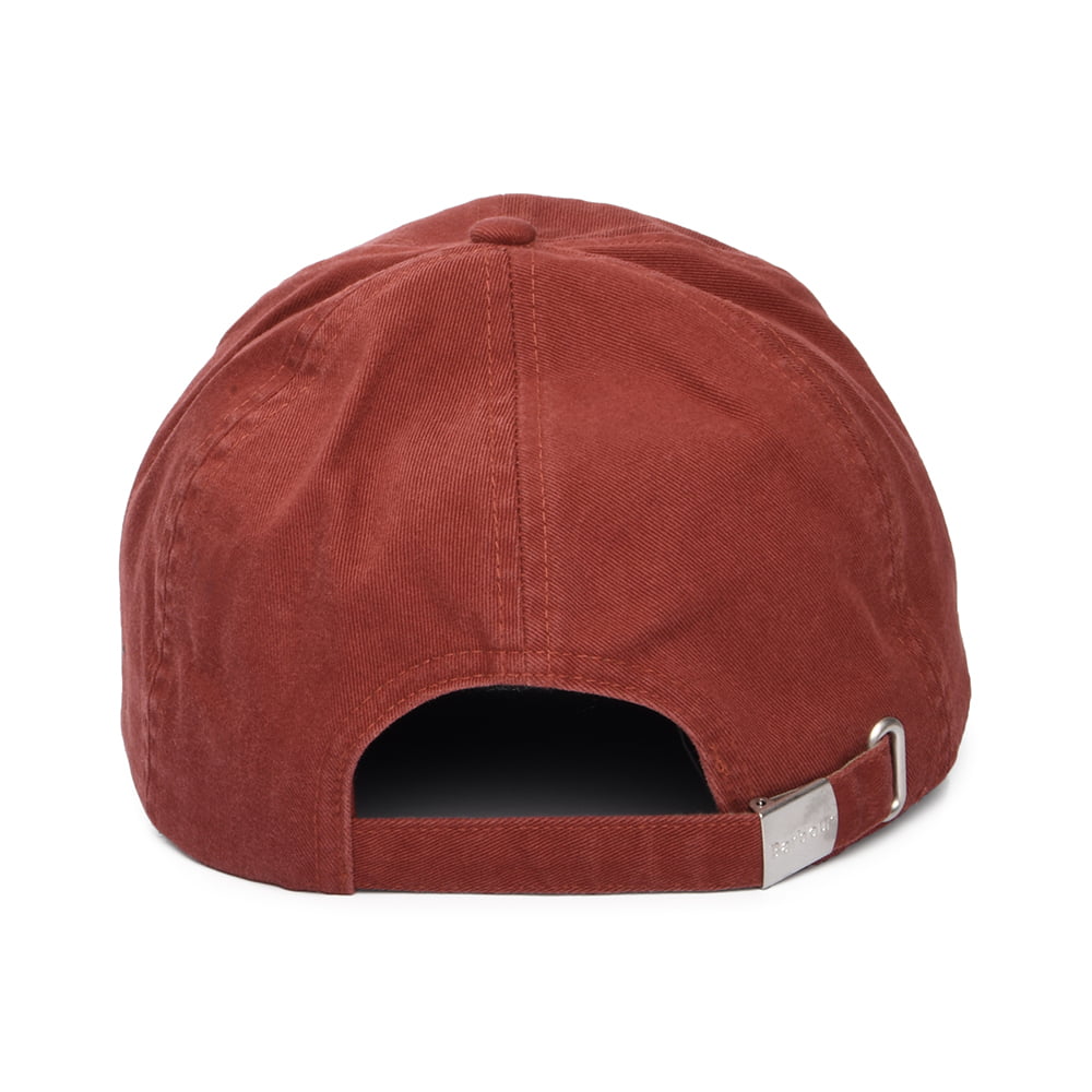 Barbour Hats Cascade Cotton Baseball Cap - Brick Red