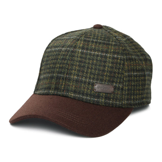 Barbour Hats Clyde Baseball Cap - Olive-Brown
