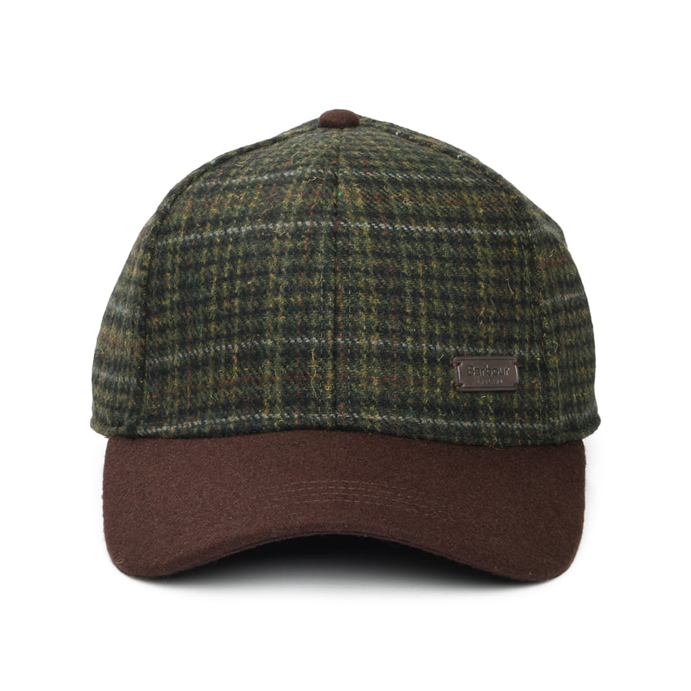 Barbour Hats Clyde Baseball Cap - Olive-Brown