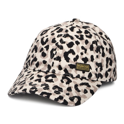 Barbour International Harley Leopard Baseball Cap - Light Leopard