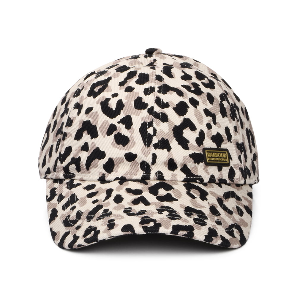 Barbour International Harley Leopard Baseball Cap - Light Leopard