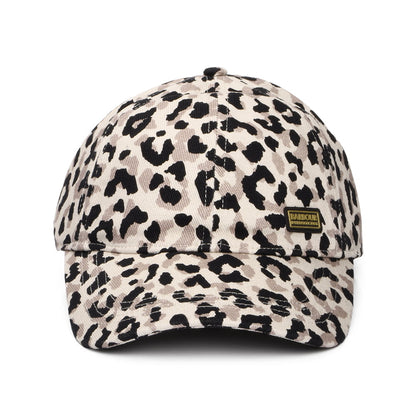 Barbour International Harley Leopard Baseball Cap - Light Leopard