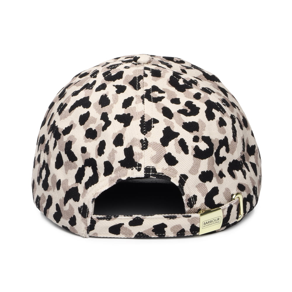 Barbour International Harley Leopard Baseball Cap - Light Leopard