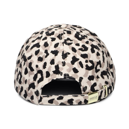 Barbour International Harley Leopard Baseball Cap - Light Leopard