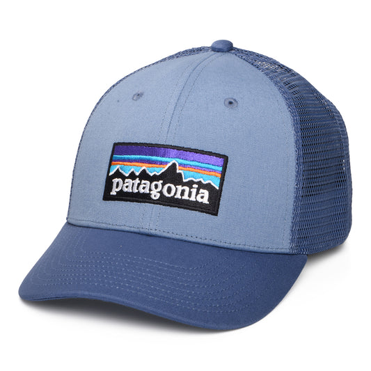 Patagonia Hats P-6 Logo Organic Cotton LoPro Trucker Cap - Blue