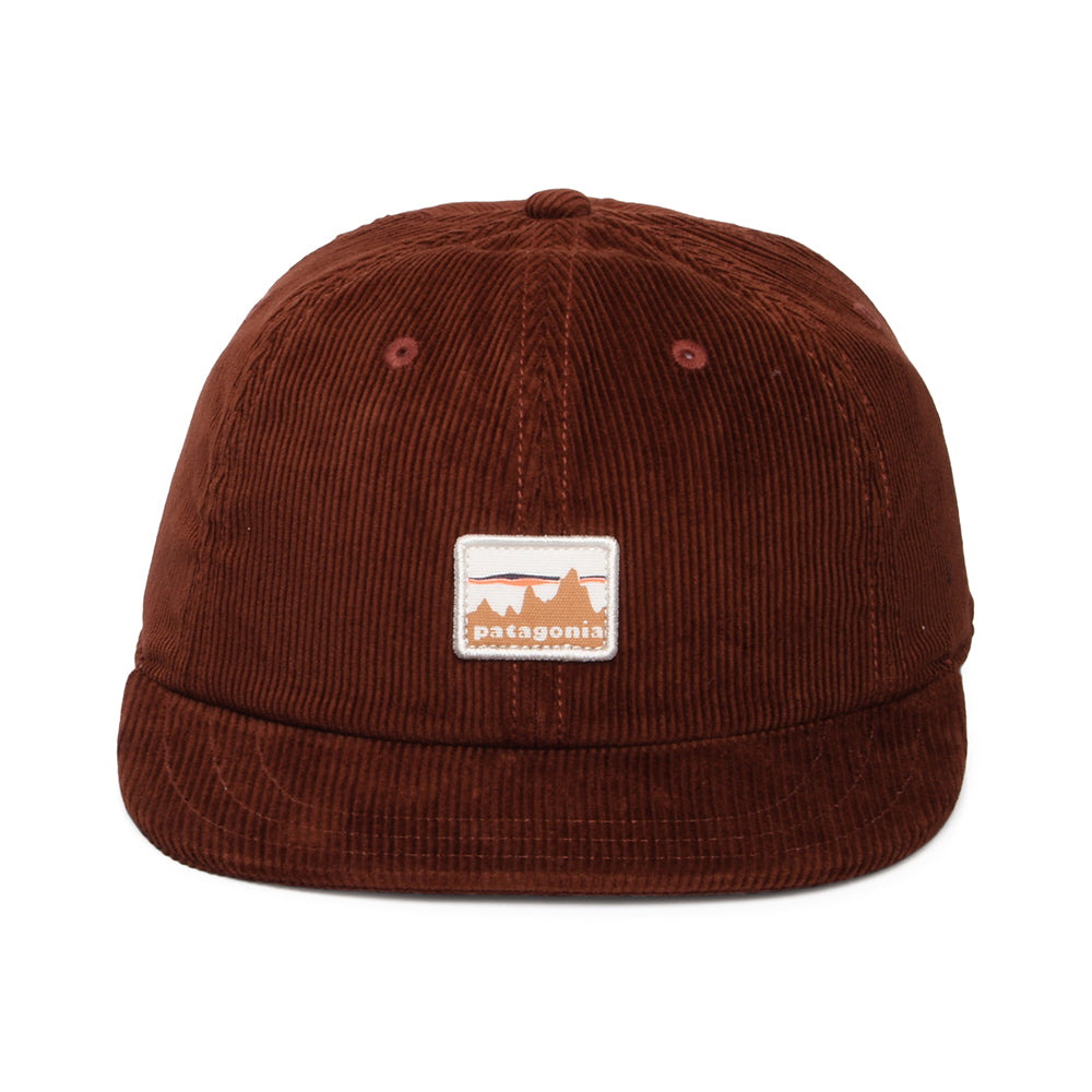 Patagonia Hats 73 Skyline Corduroy Snapback Cap - Dark Rust