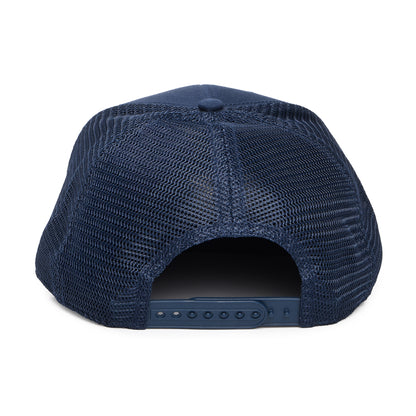 New Balance Hats NB Stacked Patch Logo Trucker Cap - Navy Blue