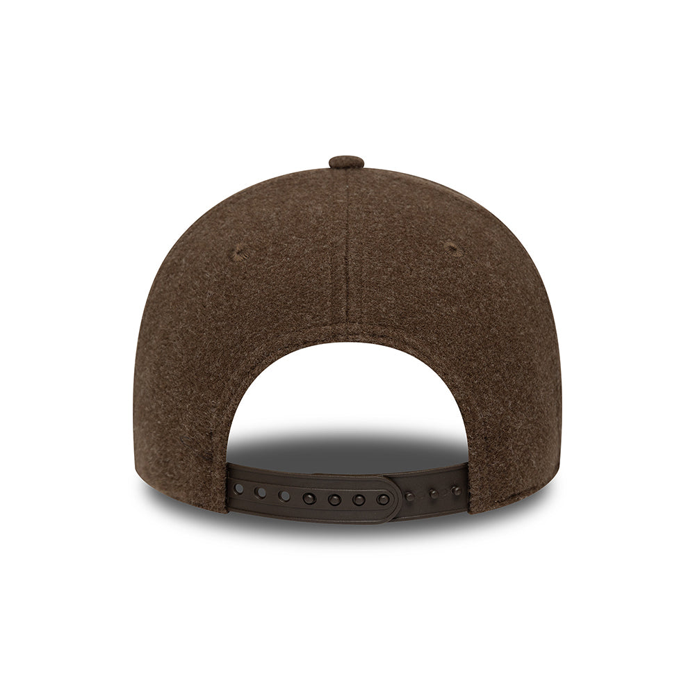 New Era 9FORTY Detroit Tigers Baseball Cap - MLB Melton - Brown-White