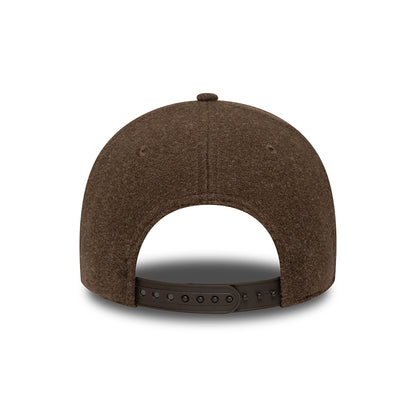 New Era 9FORTY Detroit Tigers Baseball Cap - MLB Melton - Brown-White