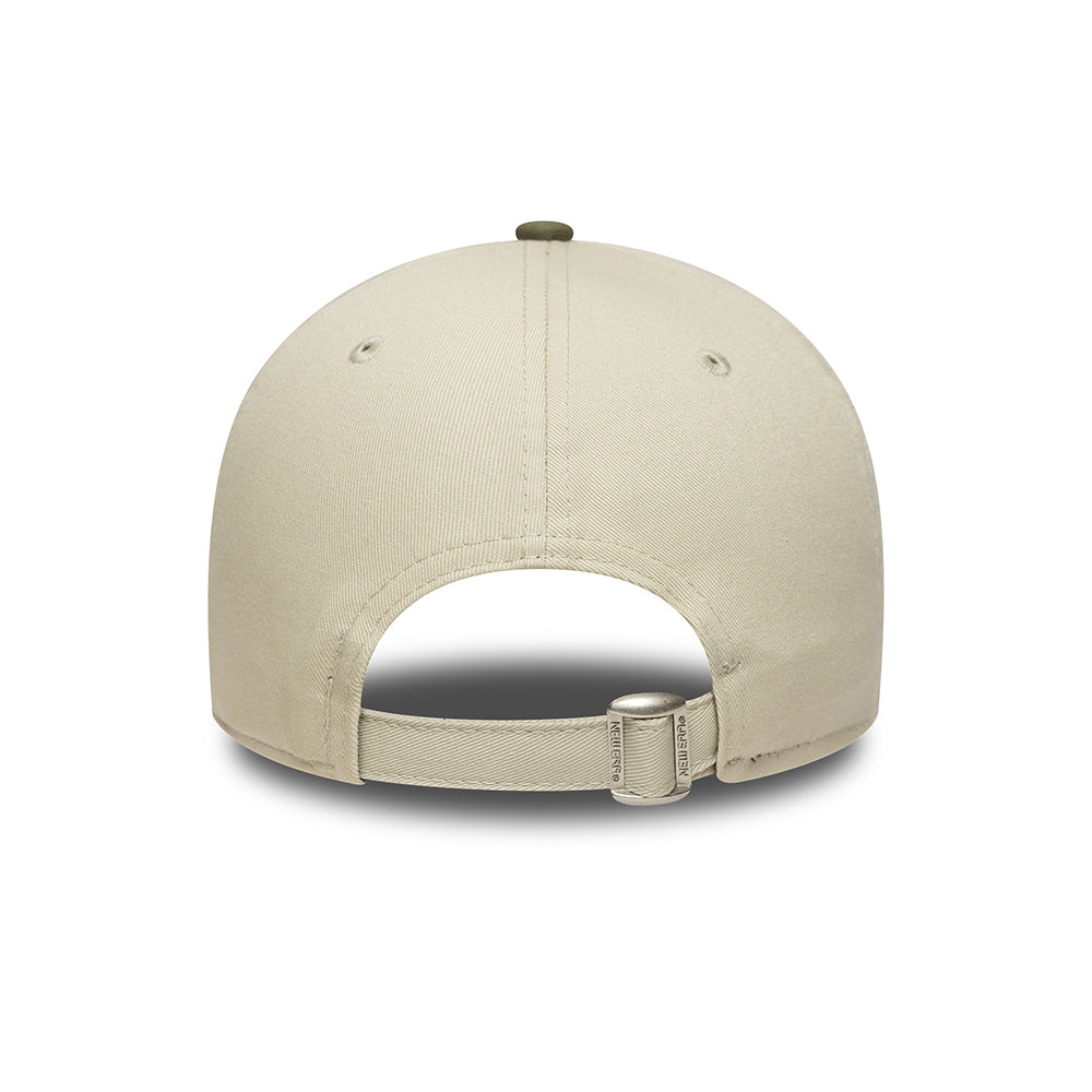 New Era 9FORTY New York Yankees Baseball Cap - MLB Side Patch - Stone-Olive