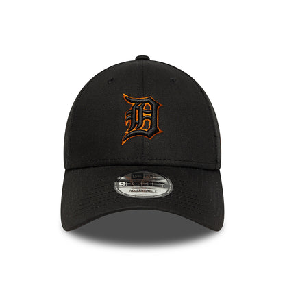 New Era 9FORTY Detroit Tigers Baseball Cap - MLB Team Outline - Black-Toffee