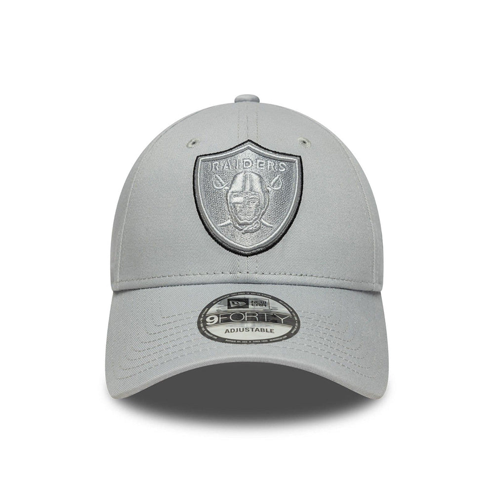 New Era 9FORTY Las Vegas Raiders Baseball Cap - NFL Team Outline - Grey-Graphite