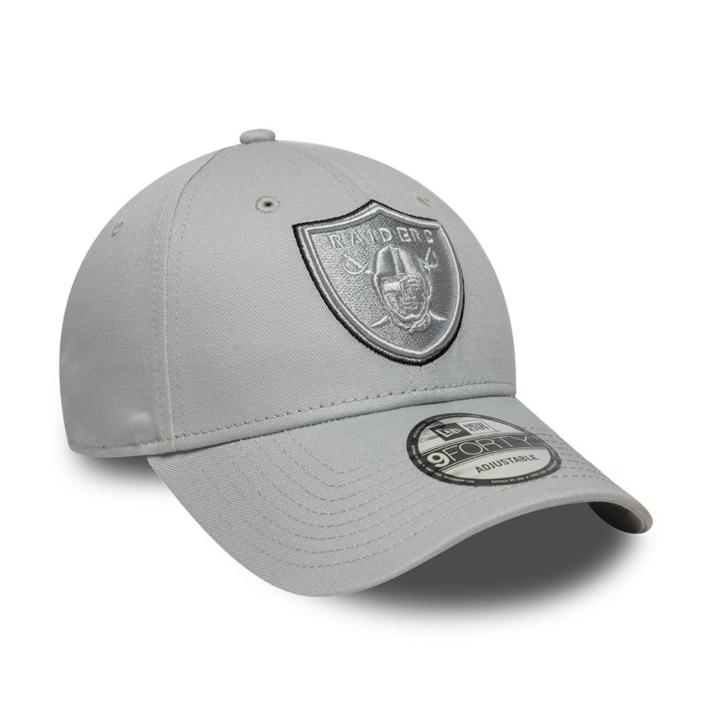 New Era 9FORTY Las Vegas Raiders Baseball Cap - NFL Team Outline - Grey-Graphite