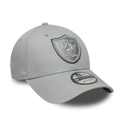 New Era 9FORTY Las Vegas Raiders Baseball Cap - NFL Team Outline - Grey-Graphite