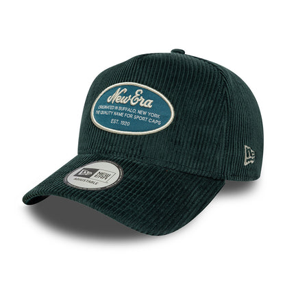 New Era 9FORTY A-Frame Snapback Cap - NE Patch Cord - Deep Turquoise